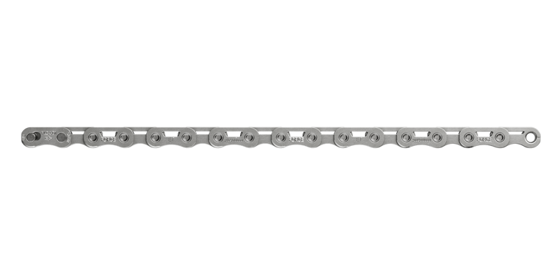SRAM Force 12/13-speed 126-link E1 Flattop Chain w/ PowerLock in Silver