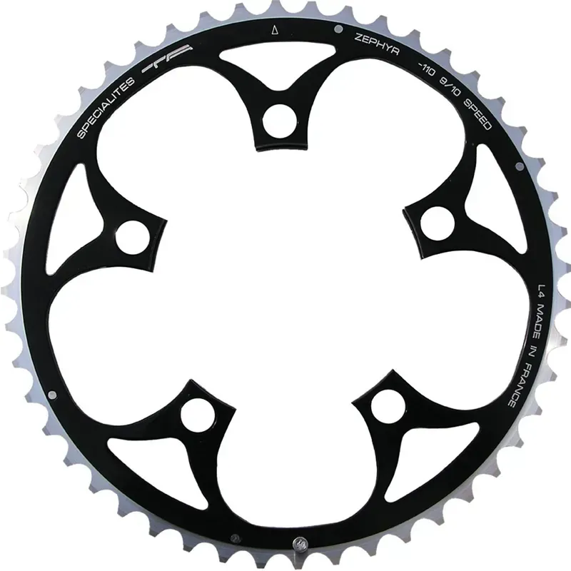 TA Zephyr 110-pcd 9/10-speed 5-arm Middle/Outer Chainring in Black-2