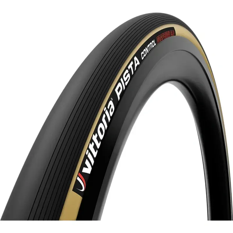 Vittoria Pista Control G2 28-inch 23mm Tubular Tyre in Tan/Black